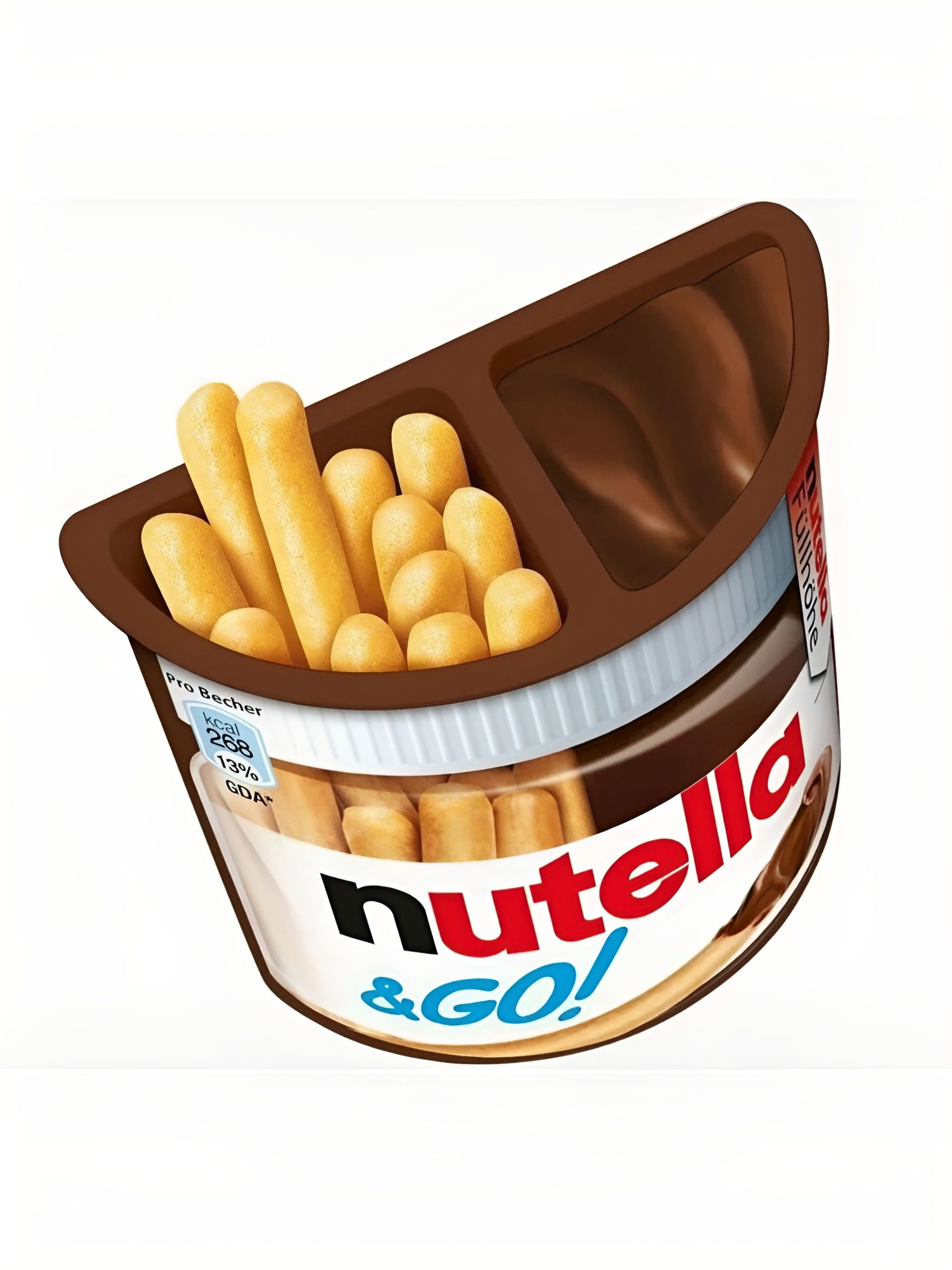 Набор Nutella&GO!, из хлебных палочек и пасты ореховой Nutella, 52 г. Упаковка 12 шт.