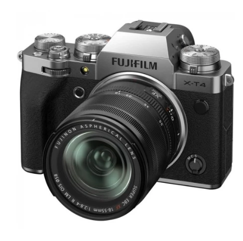 Беззеркальная камера Fujifilm X-T4 Kit XF 18-55mm (Серебристый)