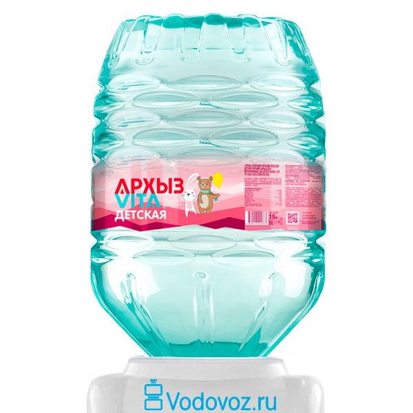 Вода Архыз Vita Детская 3+ 19 литров в одноразовой таре