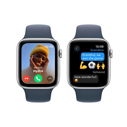 Умные часы Apple Watch SE 44мм (2023) (44mm, Серебристый M/L, M/L)