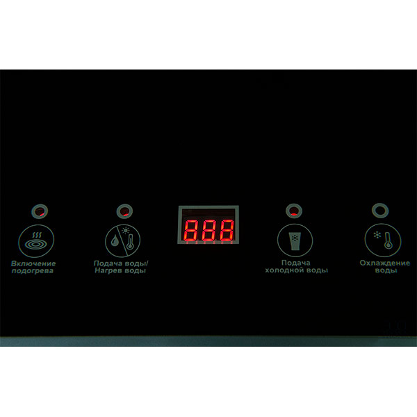 Кулер с чайным столиком Тиабар Ecotronic TB3-LE UV Silver+Black (шкафчик 7 литров)