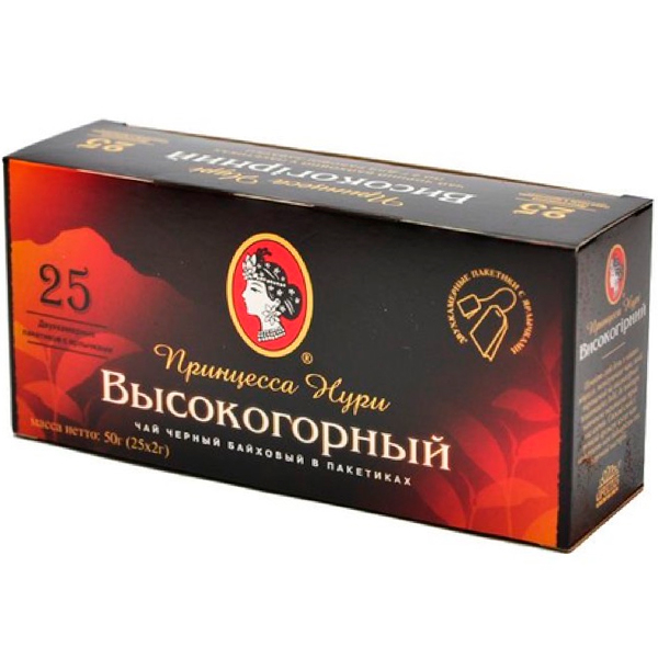 Чай черный Принцесса Нури Высокогорный 25 пак