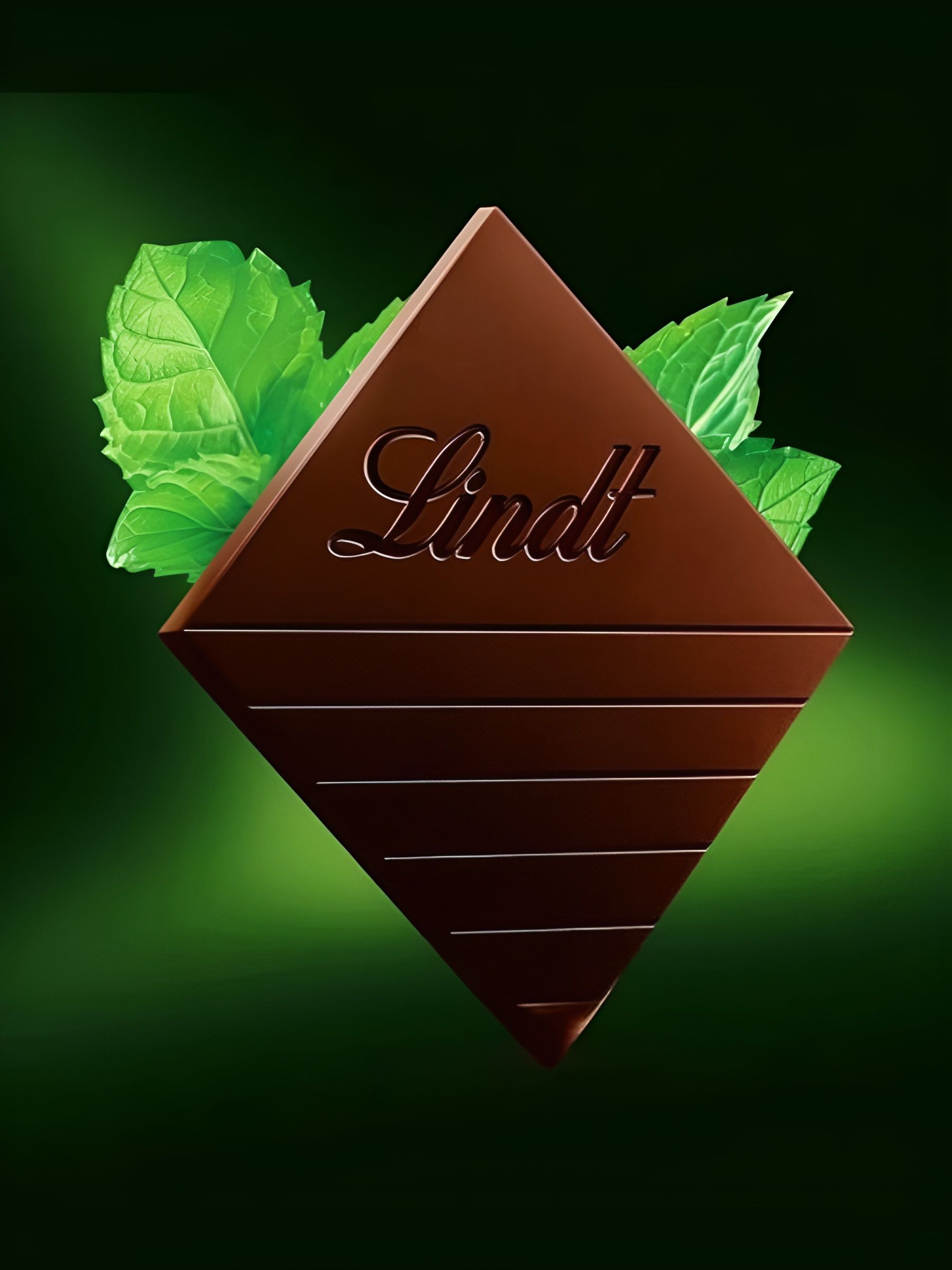 Шоколад темный Lindt Excellence Intense Mint (100 гр). 4 шт.