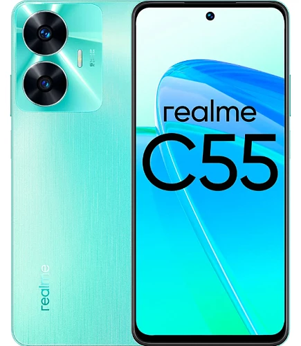 Смартфон Realme C55 6/128GB (Голубой, 6 ГБ, 128 ГБ)