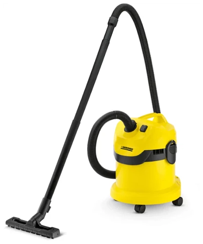 Профессиональный пылесос KARCHER WD 2 Plus V-12/4/18, 1000 Вт (Жёлтый)