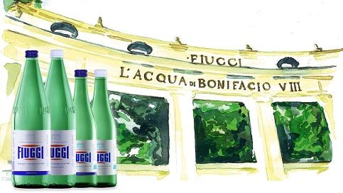 Вода минеральная Fiuggi (Фьюджи) без газа 6 шт по 0,5 л ПЭТ бутылка