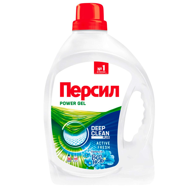 Гель-концентрат для стирки Персил Deep Clean свежесть Вернель 1,95 л