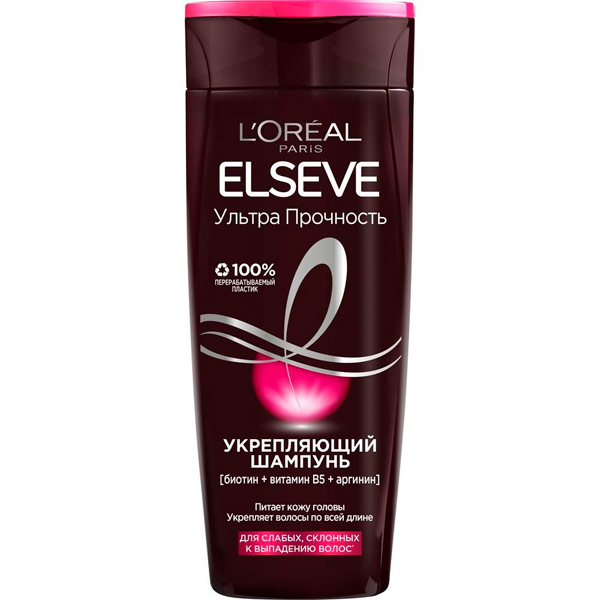 Шампунь L`OREAL ELSEVE Ультра прочность укрепляющий 400 мл