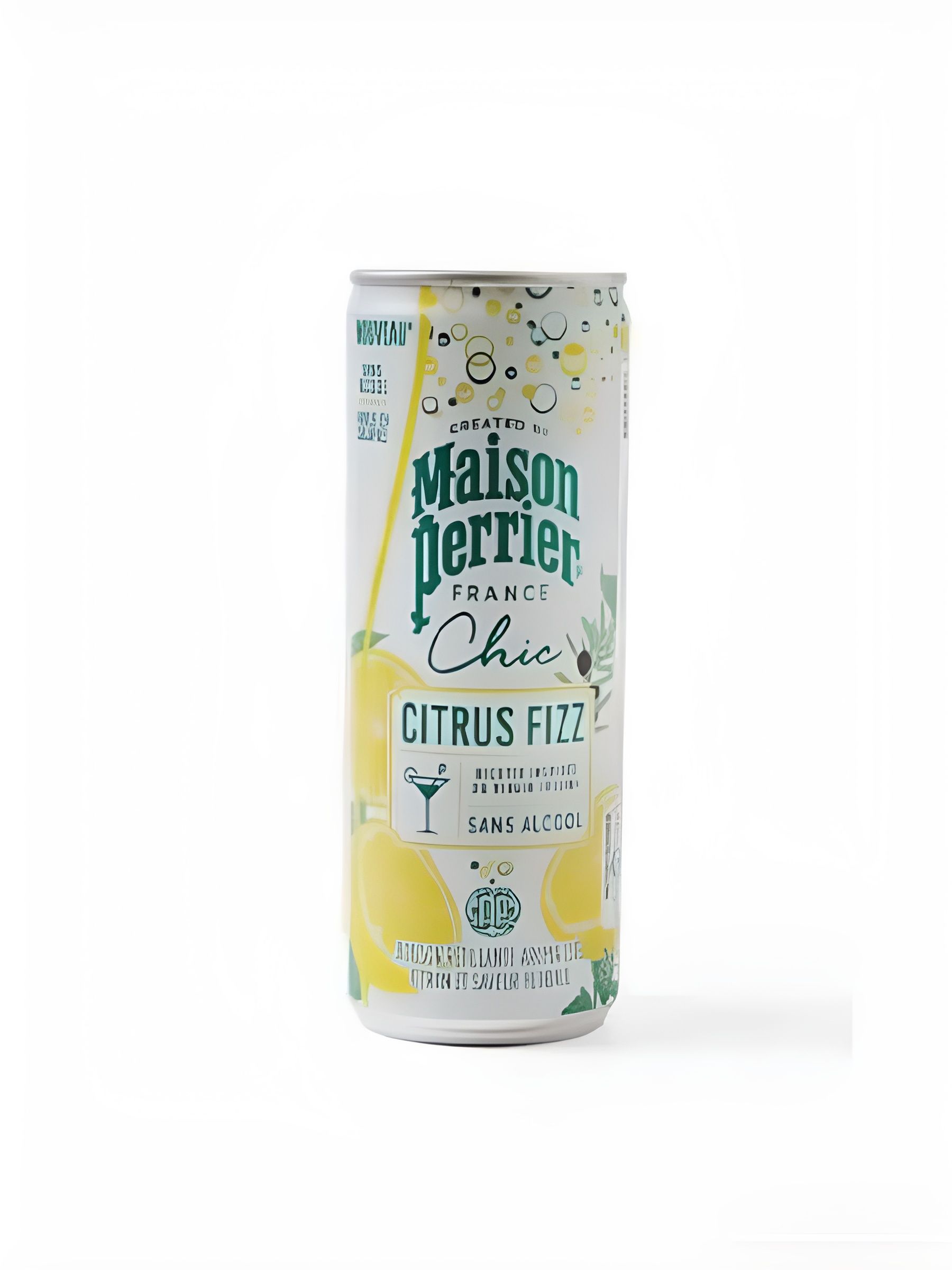 Напиток газированный Perrier Maison Chic Citrus Fizz со вкусом цитрусов, 4 шт по 0,25 л, ж/б