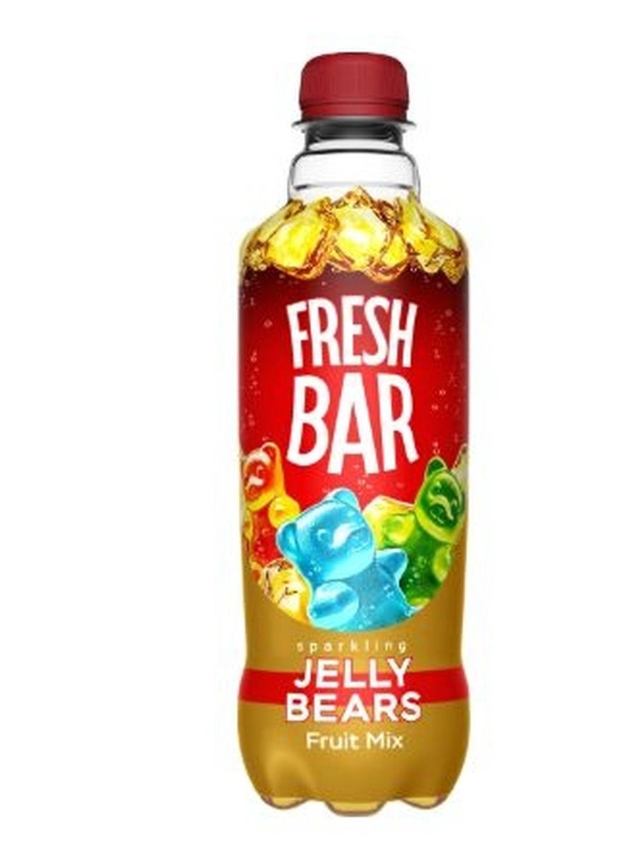 Напиток газированный Fresh Bar Фрукты, 480мл. ПЭТ. Упаковка 12 шт.