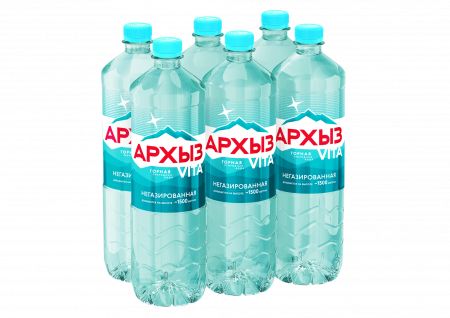 Вода питьевая Архыз 1,5л негазированная (упаковка 1.5л х 6шт.)