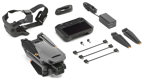 Квадрокоптер DJI Mini 3 Fly More Combo Plus (DJI RC) (Чёрный)