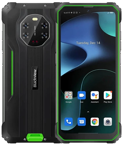 Смартфон Blackview BV8800 8/128GB (8 ГБ, 128 ГБ, Зелёный)