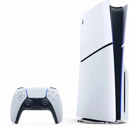 Игровая приставка Sony PlayStation 5 Slim 1000GB SSD (Белый, С дисководом, Уценка)