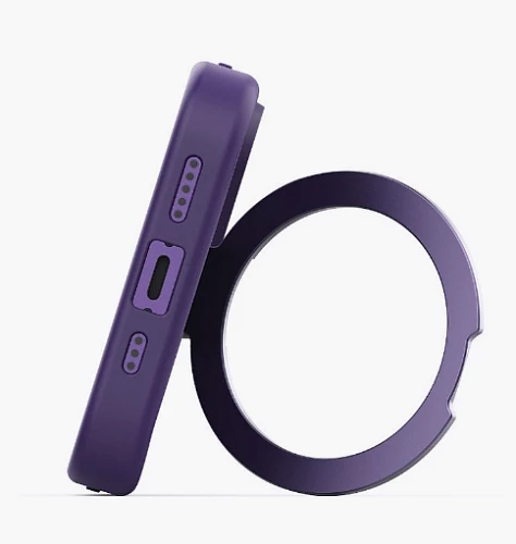 Чехол Magsafe KEEPHONE MAGICO для iPhone 14 Pro Max (Фиолетовый)
