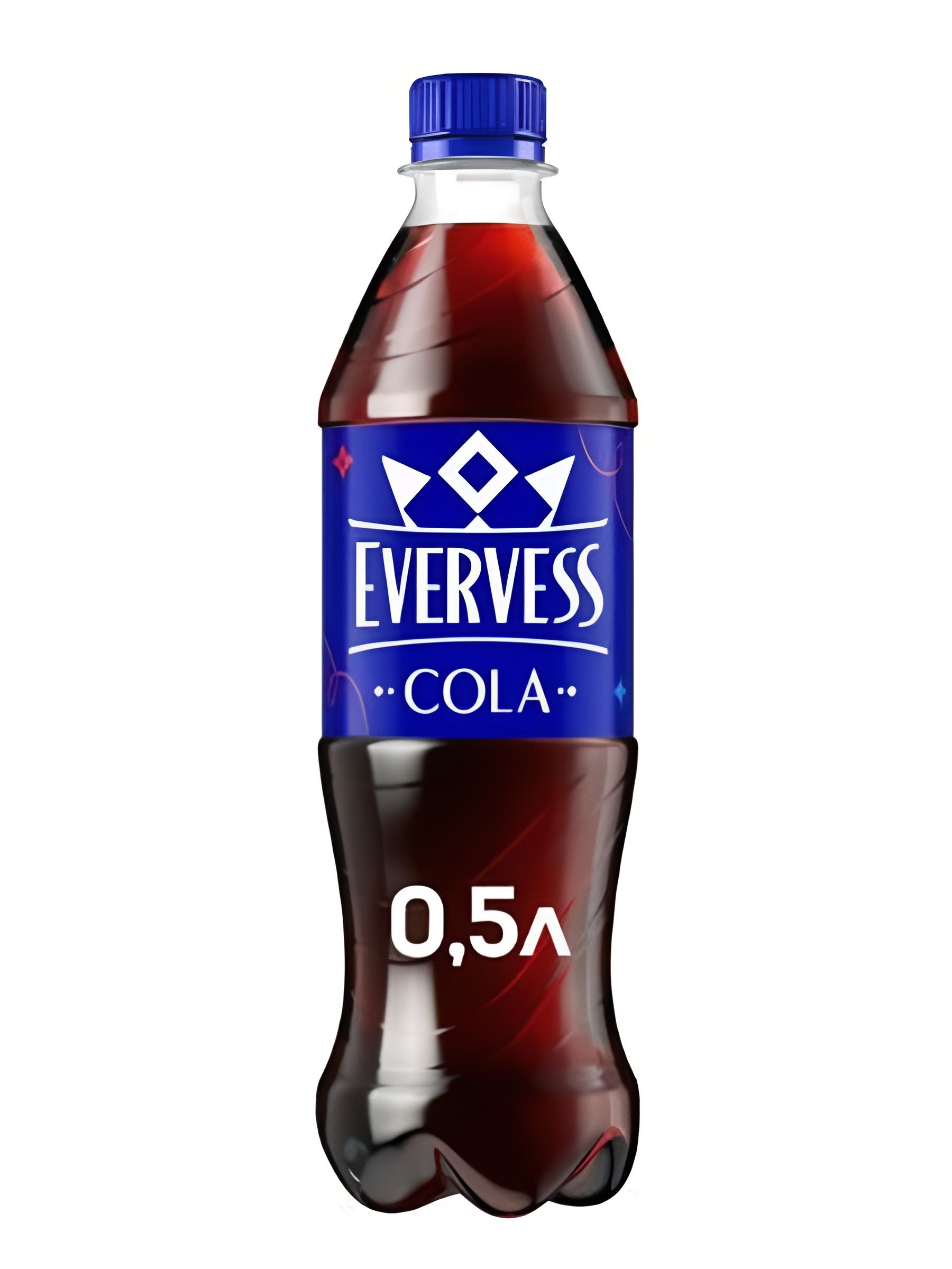 Напиток Evervess газированный, Cola, 0,5л. ПЭТ. Упаковка 12 шт.