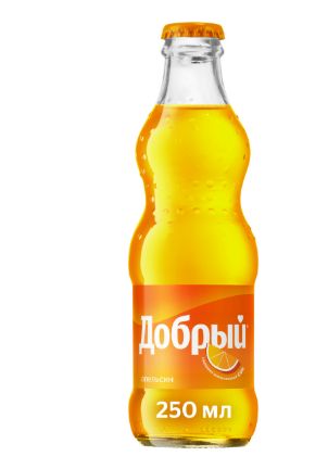 Напиток Добрый Апельсин, 0,25 л. стекло. Упаковка 12 шт.