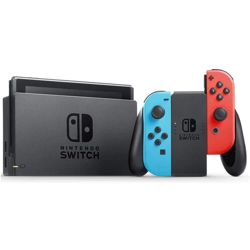 Игровая приставка Nintendo Switch rev.2 32GB (Неоново-синий/Красный)