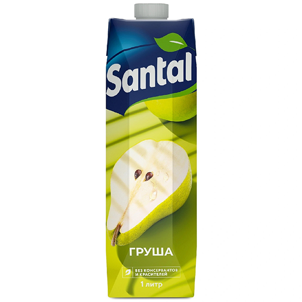 Нектар Santal грушевый 1 литр