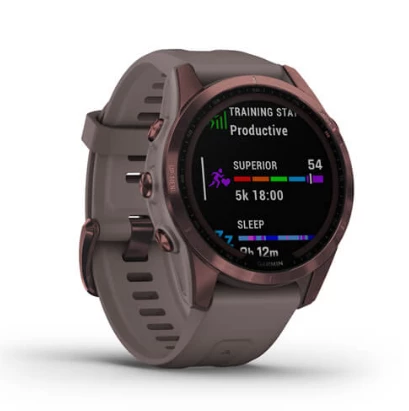 Умные часы Garmin Fenix 7s Sapphire Solar (Бронзовый)