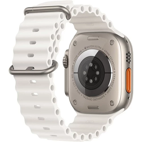 Умные часы Apple Watch Ultra 49 мм Titanium Case with Ocean Band (49mm, Белый, One size)