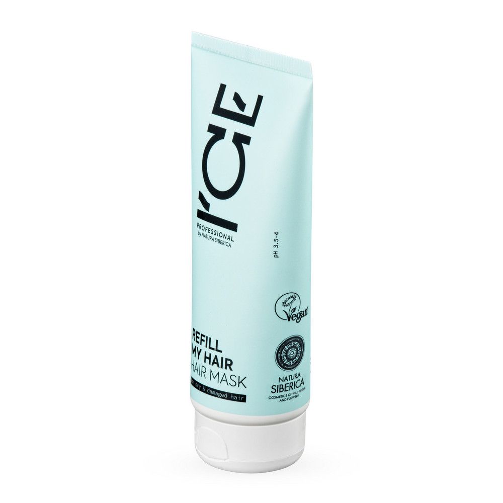 Маска для сухих и повреждённых волос Refill My Hair ICE Professional by Natura Siberica, 200 мл х 10шт.
