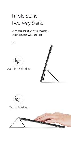 Чехол-книжка Gurdini Dux Ducis Toby Series для iPad Pro 11 (2024) (Голубой)