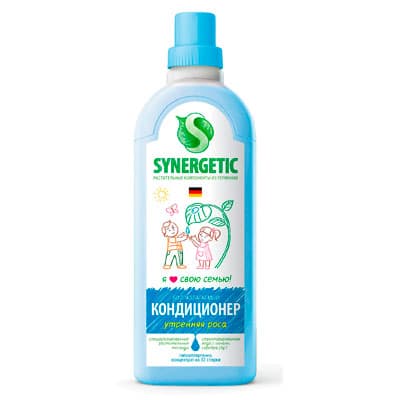 Кондиционер Synergetic для белья Утренняя роса биоразлагаемый 1 литр