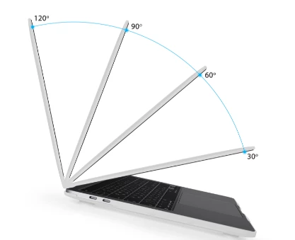 Чехол накладка Gurdini на MacBook Pro 13 (Белый)