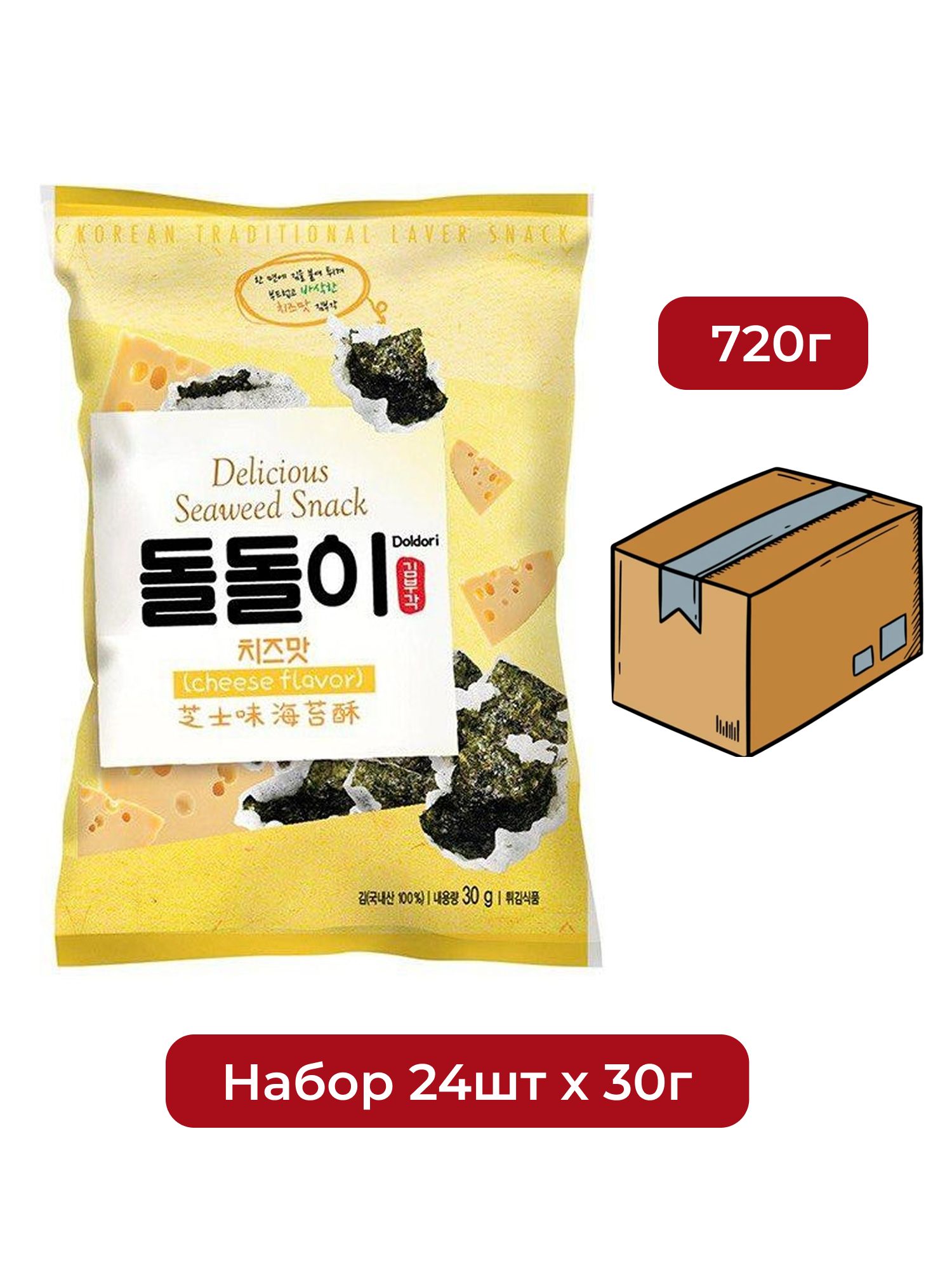 Капуста морская Doldori в кляре сыр, 30г х 24шт.