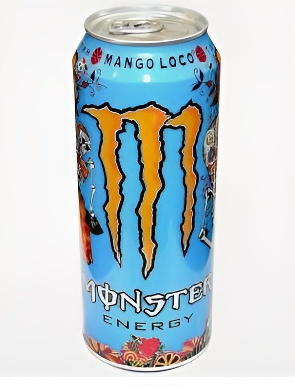 Энергетический напиток Monster Energy Juiced Mango Loko, со вкусом манго, 500 мл, упаковка 12 шт