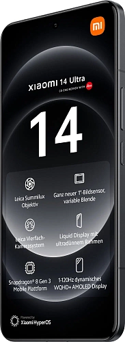 Смартфон Xiaomi 14 Ultra 16/512Gb CN (Черный, 512 ГБ, 16 ГБ, CN)