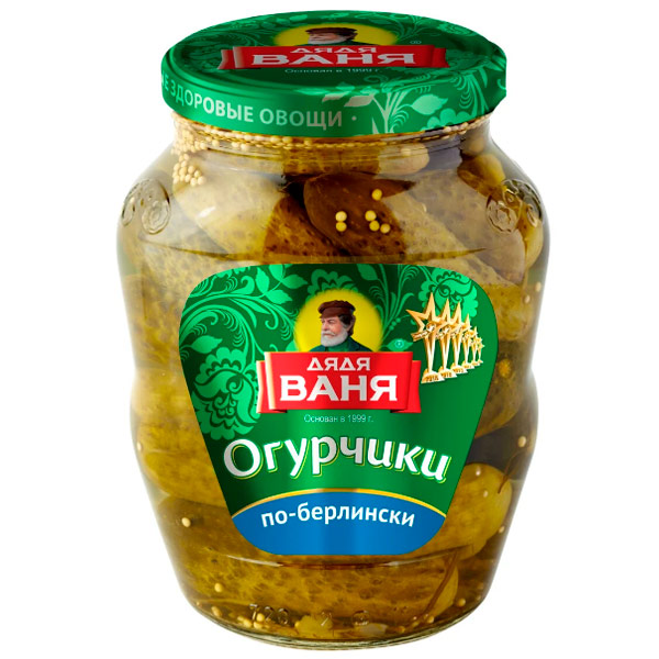 Огурчики Дядя Ваня по-берлински 680 гр