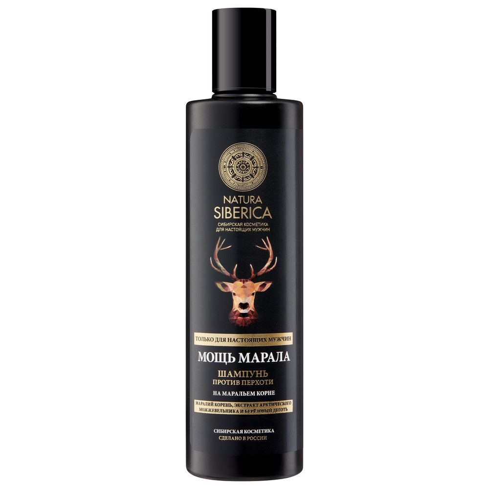 Шампунь против перхоти Natura Siberica MEN мощь марала, 250 мл х 12шт.