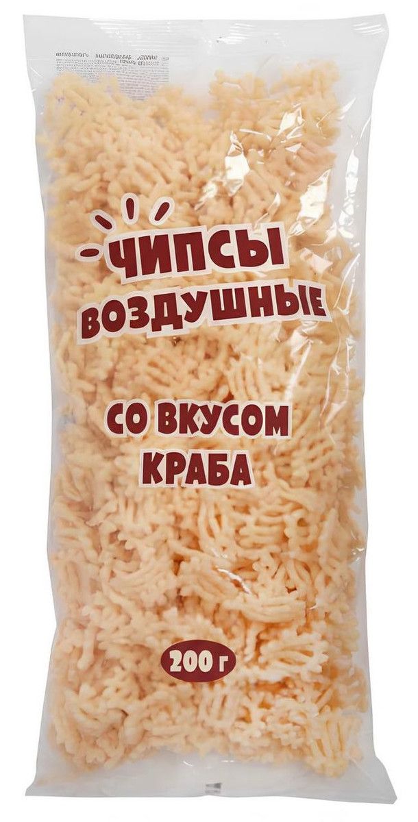Картофельные снеки. Кольца луковые Kdv краб, 200г х 24шт.