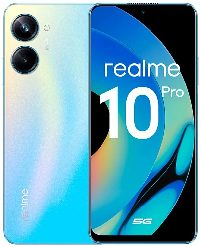 Смартфон Realme 10 Pro 5G 8/256GB (Голубой, 8 ГБ, 256 ГБ)
