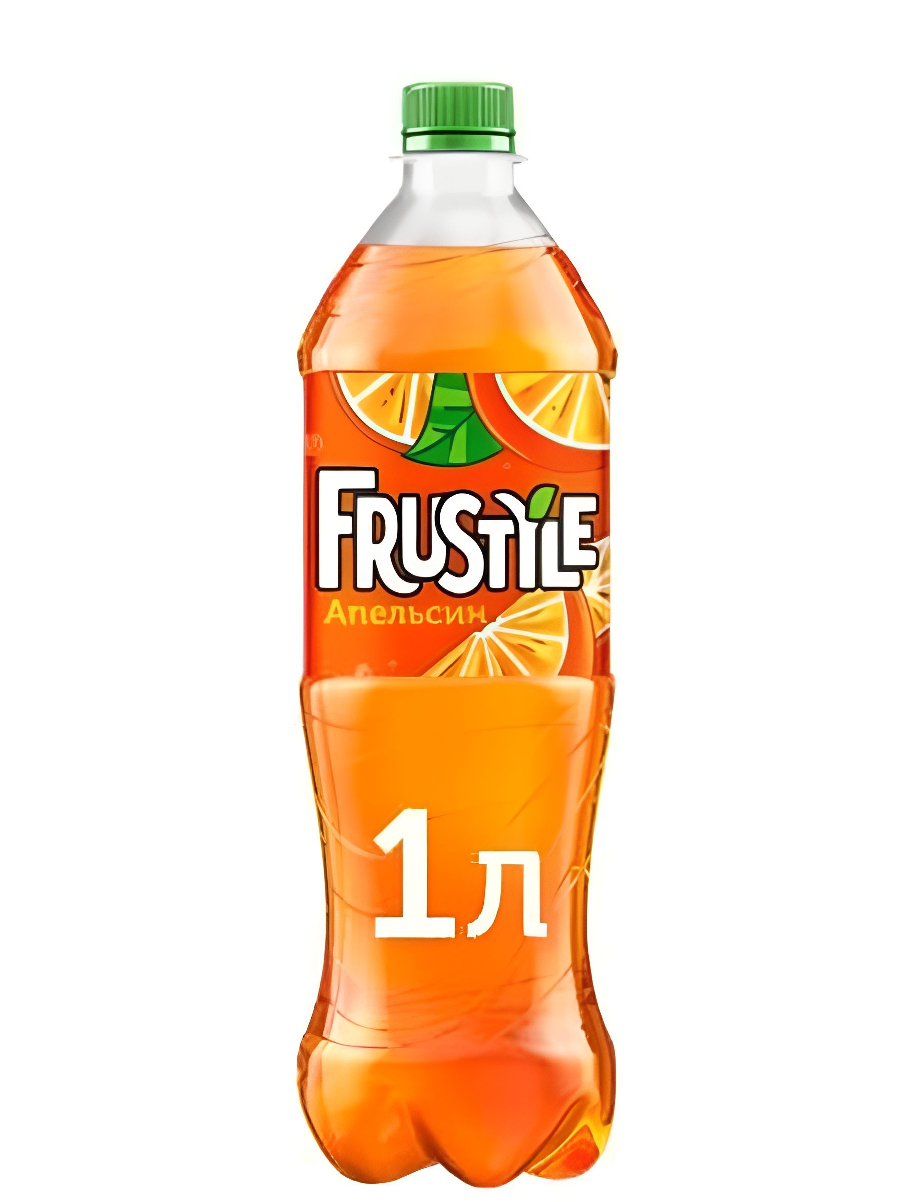 Напиток Frustyle газированный, апельсин, 1л. ПЭТ. Упаковка 12 шт.