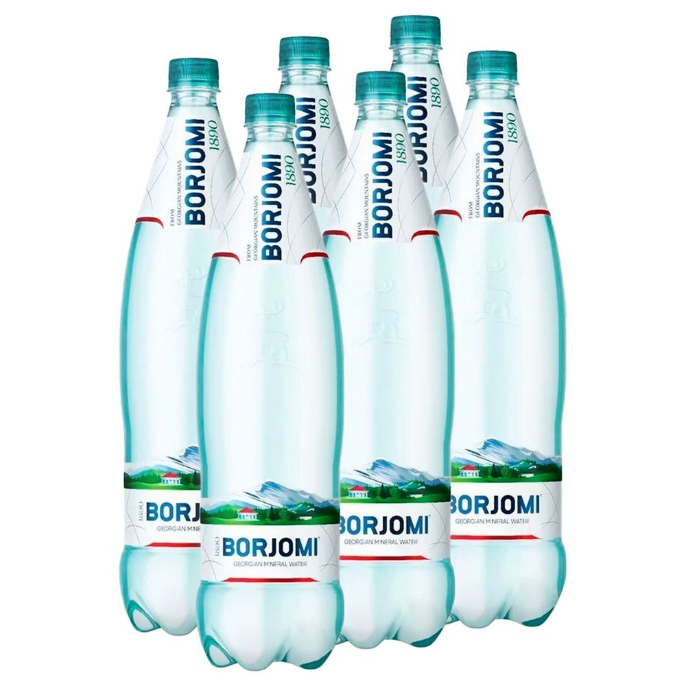 Вода минеральная Borjomi в пластиковой бутылке, 6 шт х 0,75