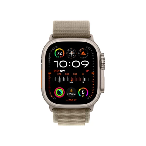 Умные часы Apple Watch Ultra 2 49 мм Titanium Case with Alpine Loop (49mm, Зелёный L, L)