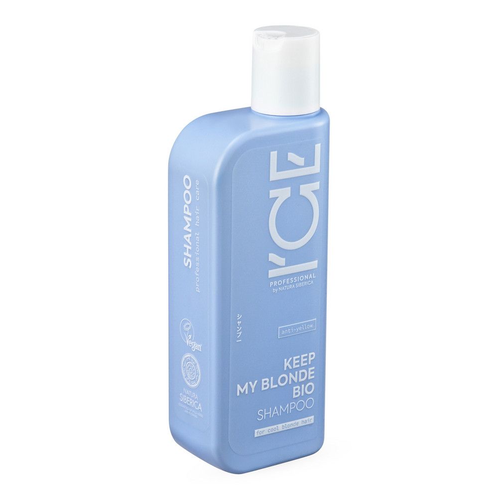 Тонирующий шампунь для светлых волос ICE Professional by Natura Siberica KEEP MY BLONDE, 250 мл х 12шт.