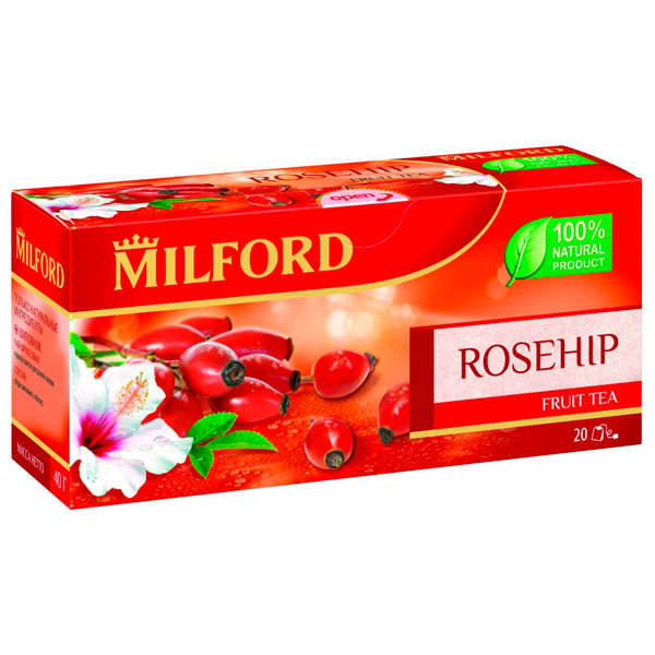 Чайный напиток Milford шиповник 20 пак