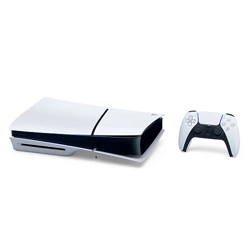 Игровая приставка Sony PlayStation 5 Slim 1000GB SSD (Белый, С дисководом)