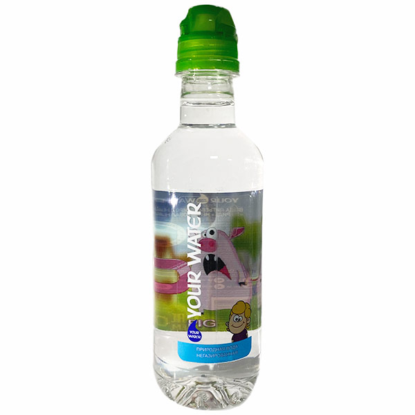 Вода Darida Your Water 0.33 литра, спорт, без газа, пэт, 24 шт. в уп.