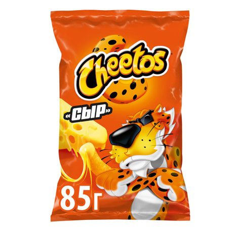 Снэки Cheetos Сыр кукурузные, 85г. Упаковка 16шт. Набор 2 упаковки.
