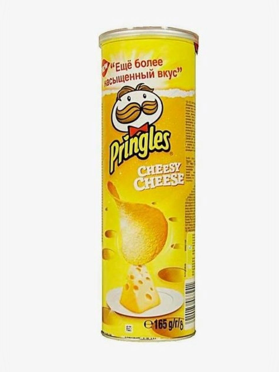 Чипсы Pringles Cheesy Cheese (Сыр) 165 гр. 19 шт.