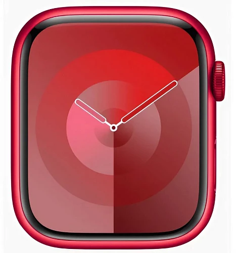 Умные часы Apple Watch Series 9 45мм (45mm, Красный M/L, M/L, Sport Band)