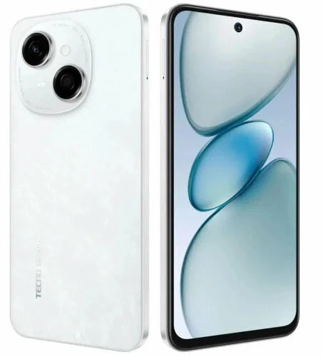 Смартфон Tecno Spark Go 1 4/64ГБ (Белый, 4 ГБ, 64 ГБ)