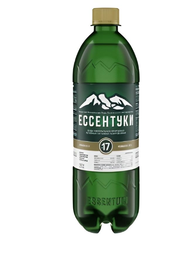 Вода минеральная Ессентуки №17, 750мл ПЭТ, газированная (упаковка 0.75л х 6шт.)