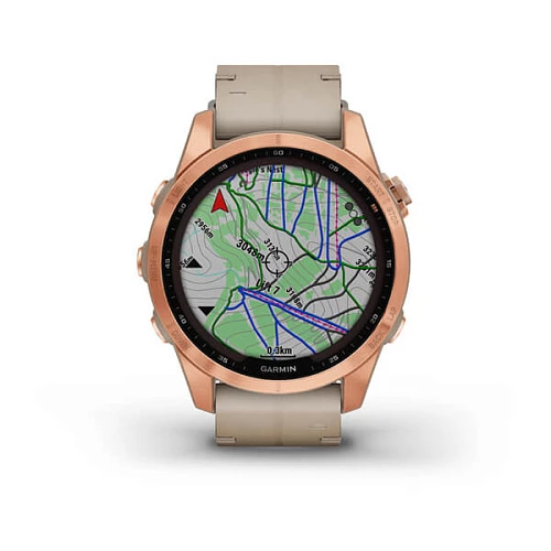 Умные часы Garmin Fenix 7S (Розовое золото)