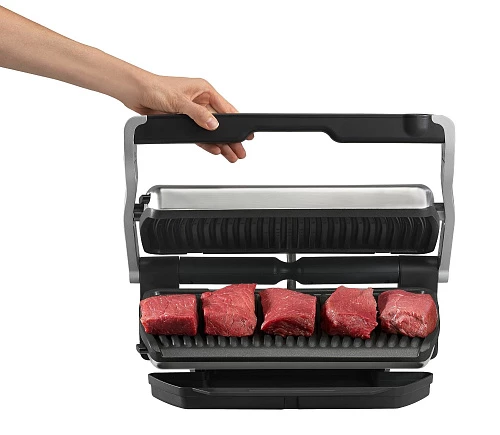 Гриль Tefal Optigrill+ XL GC722D34 (Cеребристый)